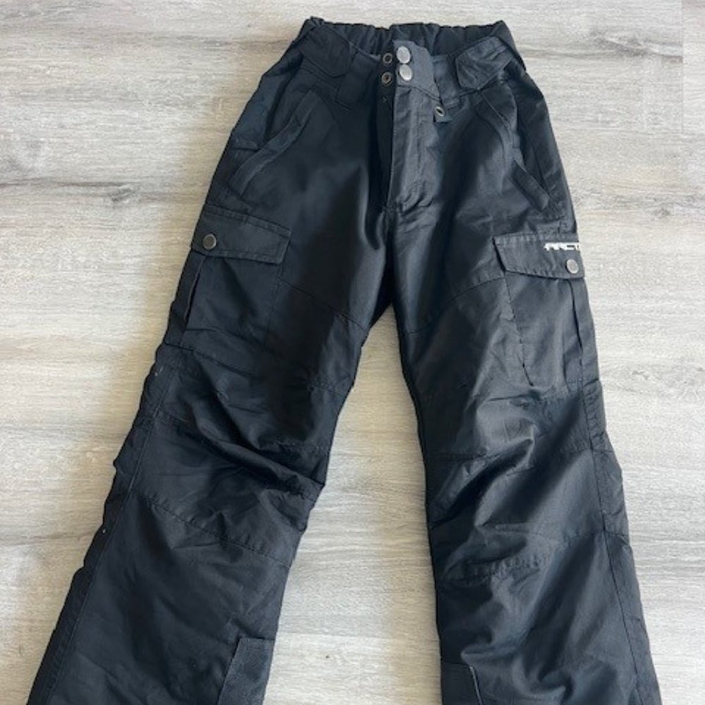 Youth black ski pants